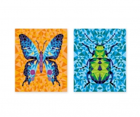 Peinture par numros, aquarelle, insectes