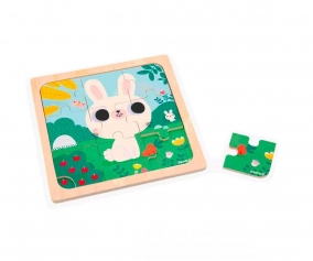 Puzzle Le lapin blanc