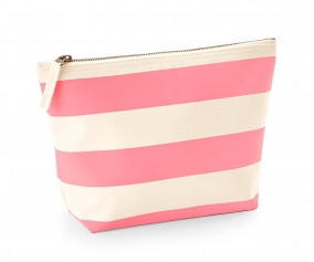 Small Nautical Natural-Pink Personalised Toiletry Bag