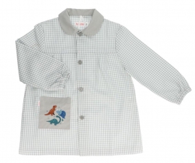 Smock Seber with Personalised Dinos World Buttons