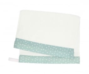 Mini Star Green Personalised Nursery Towel