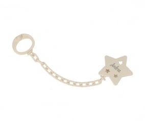Clipe de chupeta personalizvel Estrella Ivory
