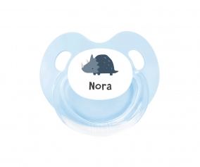 Chupeta Personalizada Retro Triceratops
