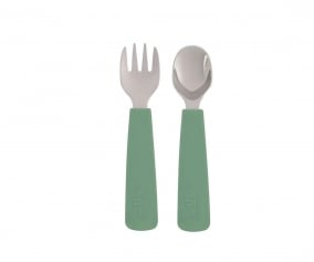 Set 2 Cubiertos Feedie Sage