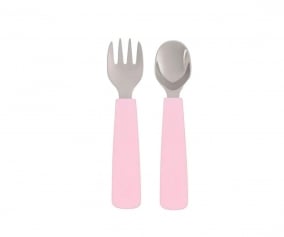 Set 2 Cubiertos Feedie Rosa Empolvado