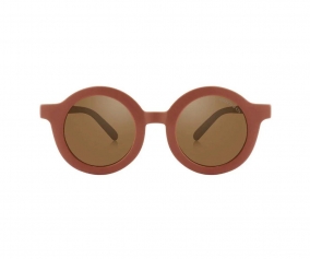 Flexible Polarized Sunglasses New Round (18m-8 years) Cinnamon