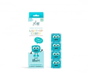 4 Cubi Luminosi Blair Azzurro