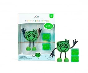 Personaggio Pippa Pal + 2 Cubi Luminosi Verde
