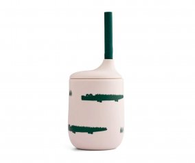 Vaso de Silicona con pajita Ellis Carlos / Sandy