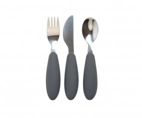 Conjunto de 3 talheres BIBS iron