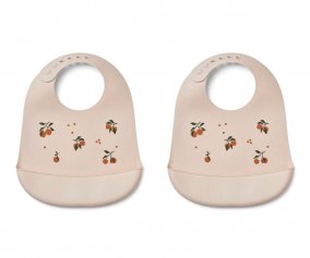 2 Bibs Tilda Peach/Sandy