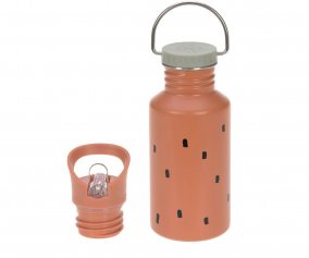 Stainless Steel Bottle Happy Prints Caramel