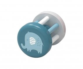 Sonaglio Legno Azzurro Elefante