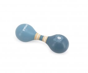 Maraca Doppia Elefante Azzurro
