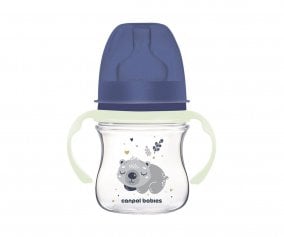 Biberon Anticolica Brilla al Buio Sleeping Koala Azzurro 120ml