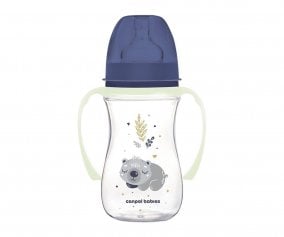 Biberon Anticolica Brilla al Buio Sleeping Koala Azzurro 300ml
