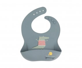 Babete de silicone Croc