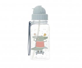 Garrafa Plstico Infantil Personalizvel  Croc