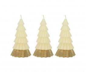 3 Velas de rbol Navidad