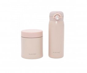 Set Termos Lquido y Slidos Pink
