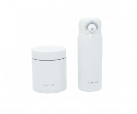 Set Termos Lquido y Slidos White