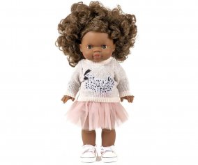 Set Hen Pattern Sweater and Pink Tutu for Gordis Doll