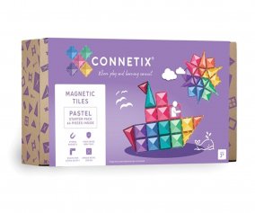 Construccin Connetix Pastel Starter 64 Piezas