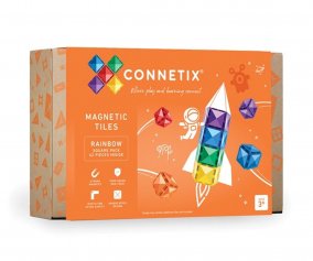 Construccin Connetix Rainbow Square 42 Piezas