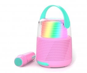 Altoparlante Bluetooth e Karaoke KS-80 Rosa