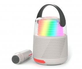 Altoparlante Bluetooth e Karaoke KS-80 Grigio