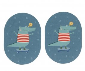 2 Toppe Termoadesive Tutete Croc