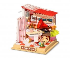 Maqueta en Miniatura Cuarto de Bao de Burbujas