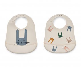 2 babetes de silicone Tilda Bunny/Sandy 