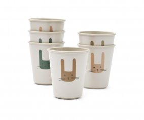 Pack 6 copos Lana Bunny/Sandy 