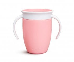 Mug Anti-renversement avec poignes Miracle 360 Rose Pastel 200 ml