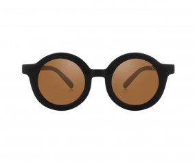 Children's Polarized Sunglasses Round Black (18 months-8 years)