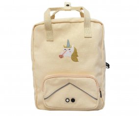 Mochila Escolar Grande Mrs. Unicorn Personalizable
