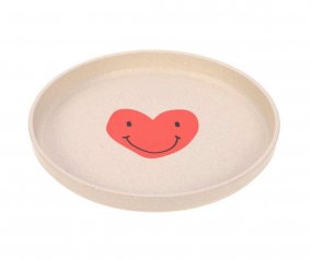 Plato Antideslizante Eco Happy Heart