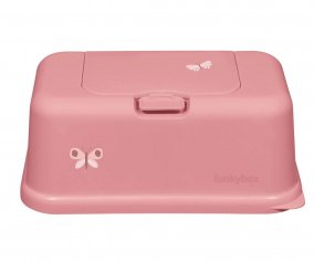 Caixa Toalhitas Funkybox Rosa Borboleta