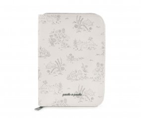 Portadocumentos Toile de Jouy Crema