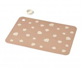 Jude Shell/Pale Tuscany Silicone Placemat
