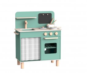 Cocina de Madera Sweden Vintage con Accesorios