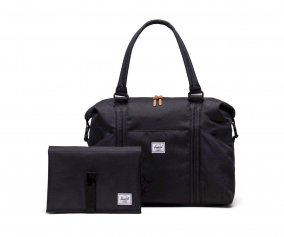 Strand Duffle Black Changing Basket Bag