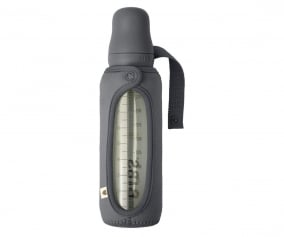 Bouteille en Verre BIBS Iron 225 ml + Housse Biberon Large