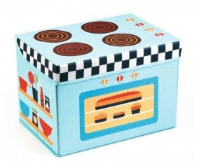 Caja de Almacenamiento Con Asiento Cocina