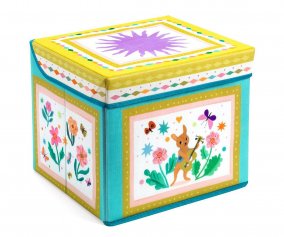 Caja de Almacenamiento Con Asiento Conejo