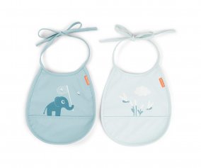 Pack 2 Baberos Pocket Elphee Blue