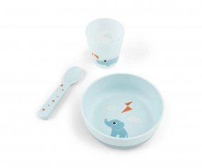Set Primera Vajilla Playground Blue