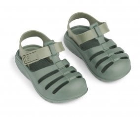 Infant Jelly Shoes Beau Tea/Faune Green