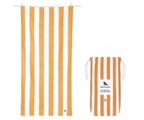 Toalha de praia XL Microfibra  Cabana Laranja Personalizvel
